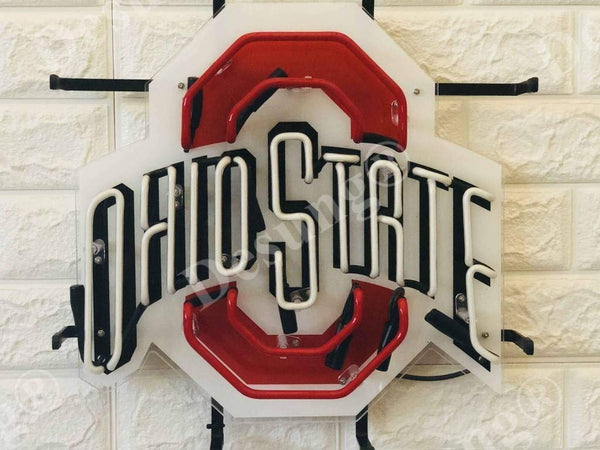 Ohio State Buckeyes Brutus Neon Light Lamp Sign HD Vivid Printing