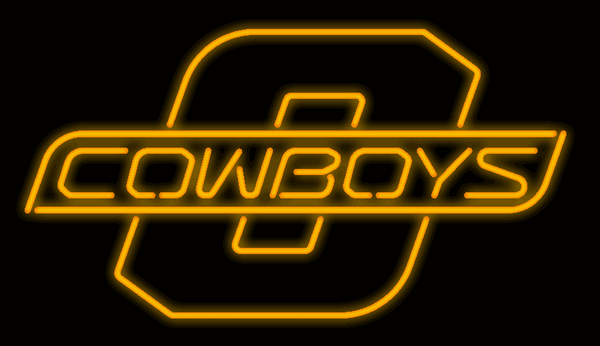 Oklahoma State Cowboys Go Pokes OSU Neon Light Lamp Sign