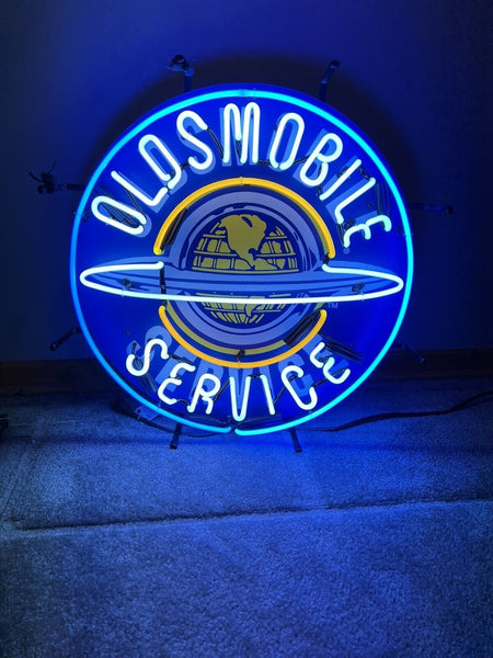 Oldsmobile Service Sports Car Neon Sign Light Lamp With Vivid Printing Technology
