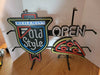 Old style Beer & Pizza Open LED Neon Sign Light Lamp