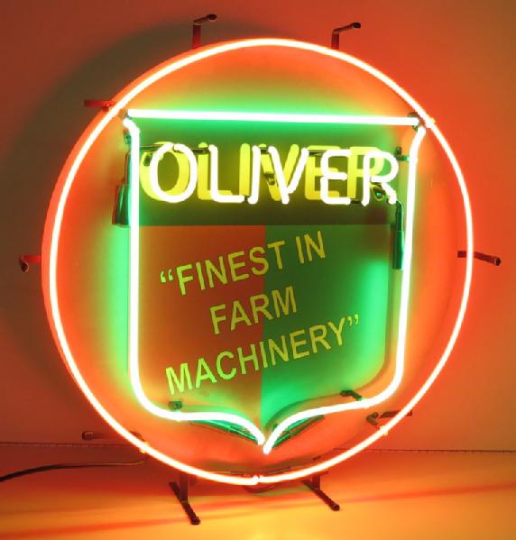 Oliver Farm Machinery Machine Neon Light Sign Lamp HD Vivid Printing