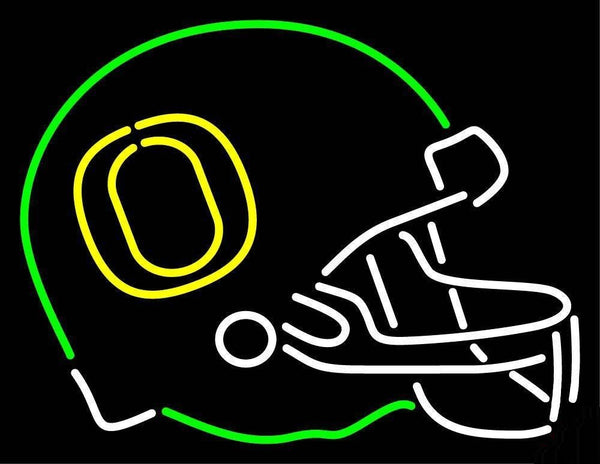 Oregon Ducks Helmet UO Neon Light Lamp Sign