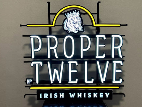 Proper Twelve Irish Whiskey LED Neon Sign Light Lamp