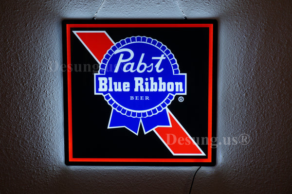 Pabst Blue Ribbon Beer 2D LED Neon Sign Light Lamp