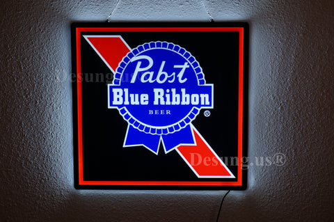 Pabst Blue Ribbon Beer 2D LED Neon Sign Light Lamp