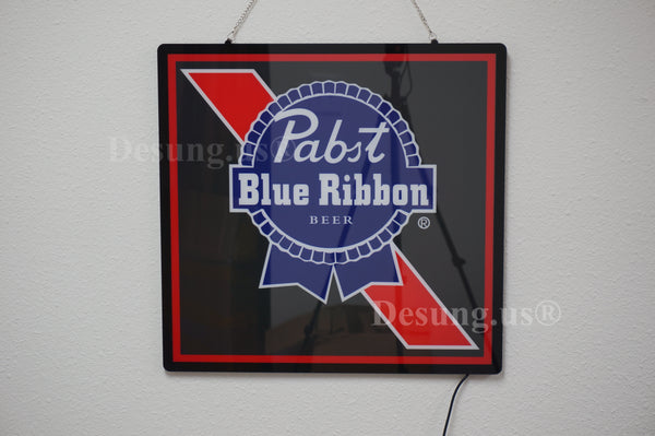 Pabst Blue Ribbon Beer 2D LED Neon Sign Light Lamp