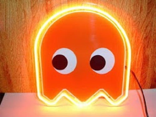 Pac-Man Puck Man Video Game Arcade Man Cave Acrylic Neon Sign Light Lamp