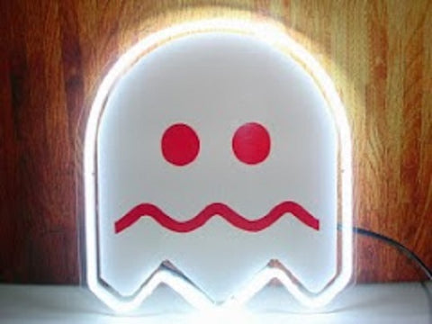 Pac-Man Puck Man Video Game Arcade Man Cave Acrylic Neon Sign Light Lamp