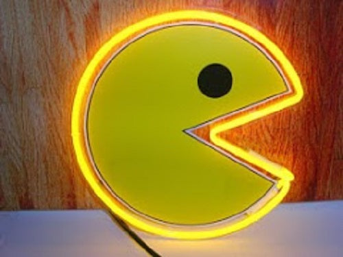 Pac-Man Puck Man Video Game Arcade Man Cave Acrylic Neon Sign Light La ...