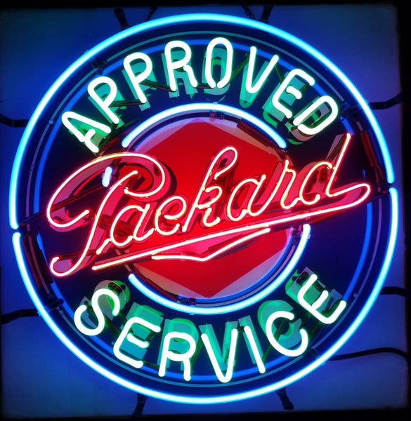 Packard Approved Service Automotive Neon Light Sign Lamp HD Vivid Printing