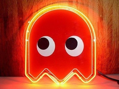 Pac-Man Puck Man Video Game Arcade Man Cave Acrylic Neon Sign Light Lamp