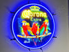 Parrot Party Corona LED Neon Sign Light Lamp