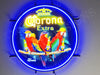 Parrot Party Corona LED Neon Sign Light Lamp