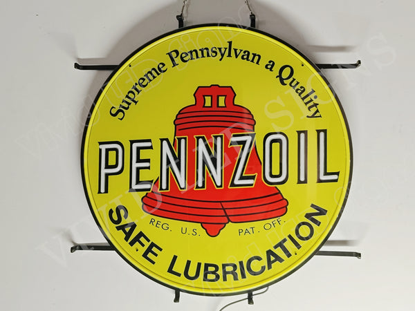 Pennzoil Gas Station and Motor Oil LED Neon Sign Light Lamp