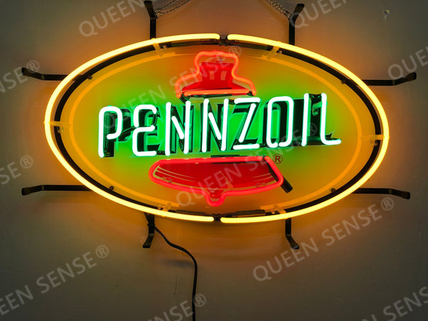 Pennzoil Oil Gasoline Gas Neon Light Sign Lamp With HD Vivid Printing