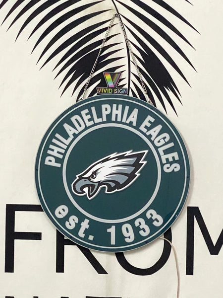 Philadelphia Eagles EST 1933 3D LED Neon Sign Light Lamp