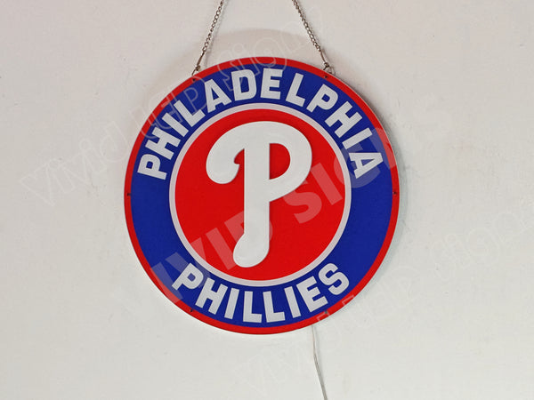 Philadelphia Phillies 3D LED Neon Sign Light Lamp