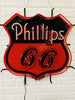 Phillips 66 Gasoline Oil Gas Neon Light Sign Lamp With HD Vivid Printing
