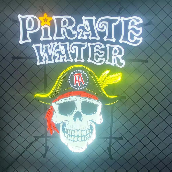 Pirate Water LED Neon Sign Light Lamp