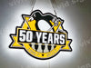 Pittsburgh Penguins 50 Years 1967-2017 3D LED Neon Sign Light Lamp