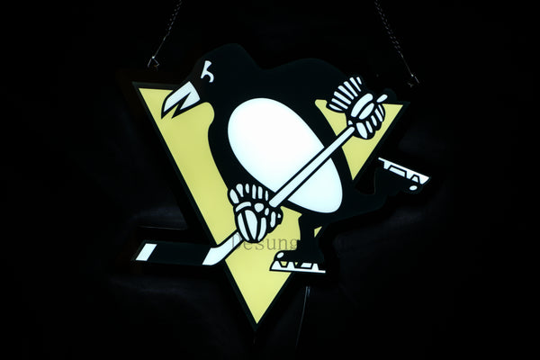 Pittsburgh Penguins 2D LED Neon Sign Light Lamp