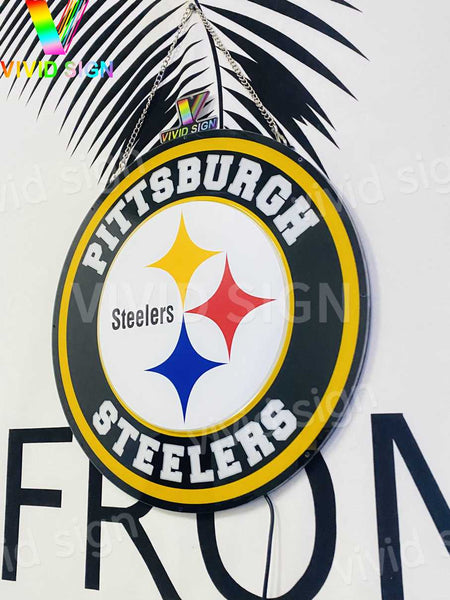 Pittsburgh Steelers 3D LED Neon Sign Light Lamp