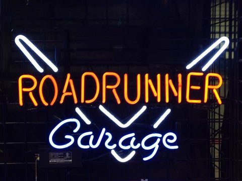 Chrysler Road Runner Garage Neon Sign Light Lamp