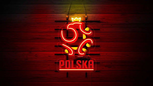 Poland National Football Team World Cup Neon Light Sign Lamp