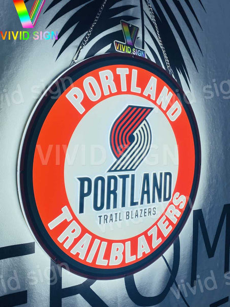 Portland Trailblazers 3D LED Neon Sign Light Lamp