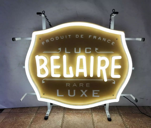 Rare Luxe Luc Belaire France LED Neon Sign Light Lamp