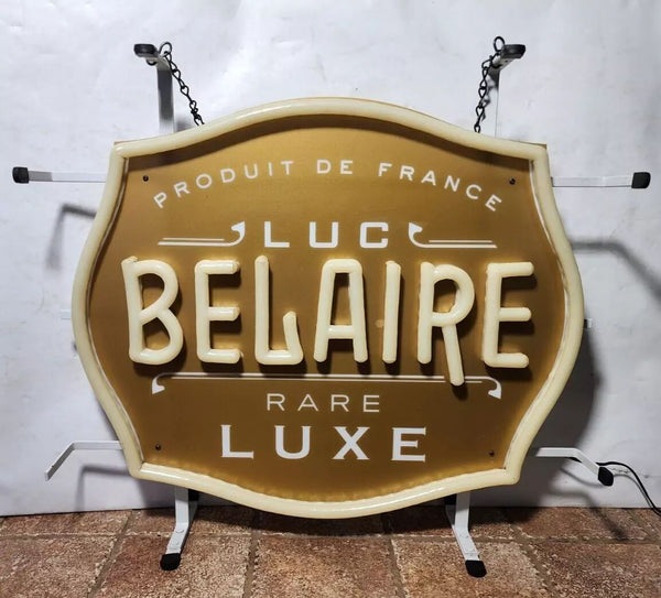 Rare Luxe Luc Belaire France LED Neon Sign Light Lamp