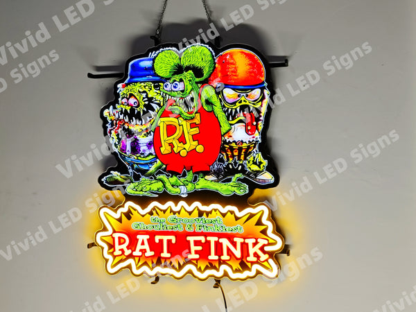 Rat Fink LED Neon Sign Light Lamp