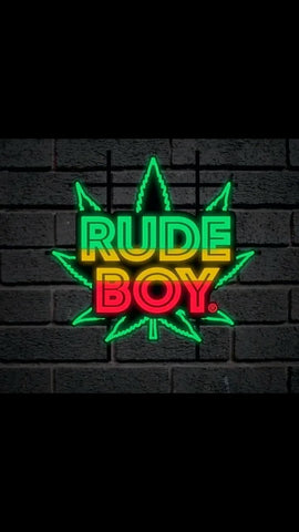 Rude Boy LED Neon Sign Light Lamp With Dimmer