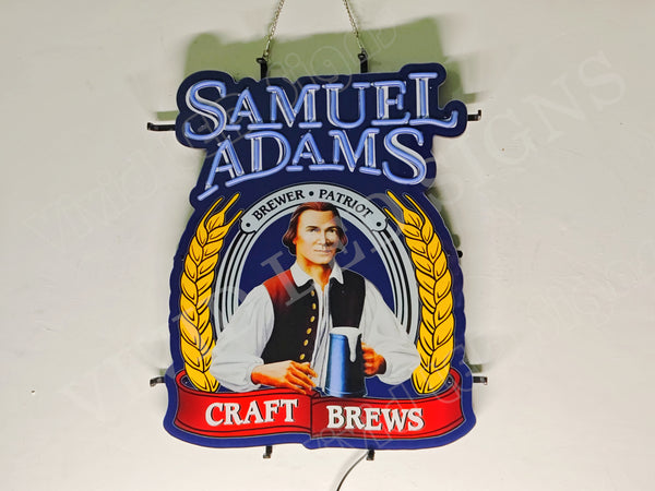 Samuel Adams Beer LED Neon Sign Light Lamp