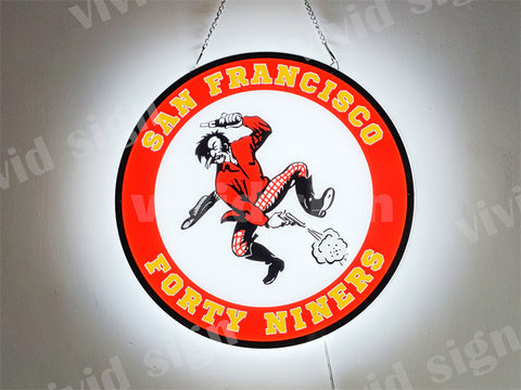 San Francisco 49ers Football 3D LED Neon Sign Light Lamp