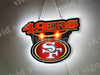 San Francisco 49ers Logo 3D LED Neon Sign Light Lamp