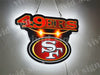 San Francisco 49ers Logo 3D LED Neon Sign Light Lamp