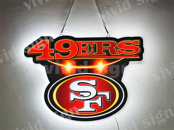 San Francisco 49ers Logo 3D LED Neon Sign Light Lamp – neonsign.us