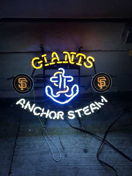 San Francisco Giants Anchor Steam Beer Brewing Neon Sign Light Lamp