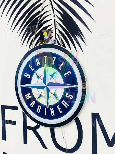 Seattle Mariners 3D LED Neon Sign Light Lamp