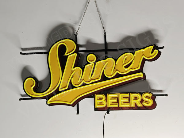 Shiner Beers LED Neon Sign Light Lamp