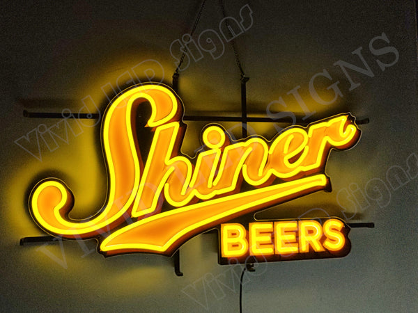 Shiner Beers LED Neon Sign Light Lamp