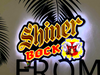 Shiner Bock Ram Beer Texas 3D LED Neon Sign Light Lamp