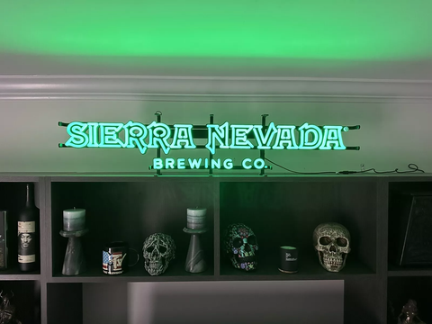 Sierra Nevada Brewing Co. LED Neon Sign Light Lamp With Dimmer