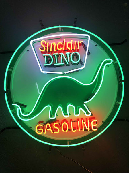 Sinclair Dino Gasoline Gas Oil Neon Light Sign Lamp With HD Vivid Printing