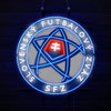 Slovakia National Football Team Logo Neon Light Sign Lamp