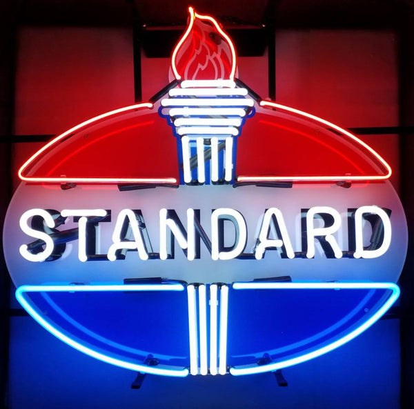 Standard Oil And Gas Gasoline Fuel Neon Sign Light Lamp