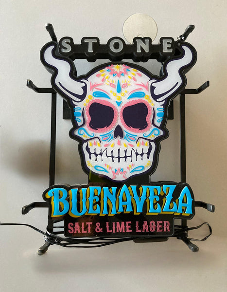 Stone Buenaveza Salt and Lime Large Beer LED Neon Sign Light Lamp