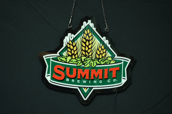 Summit Beer Wheat 3D LED Neon Sign Light Lamp