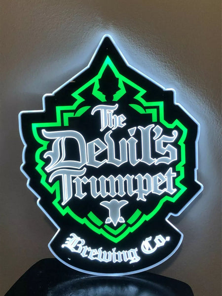 The Devil's Trumpet Brewing Company 2D LED Neon Sign Light Lamp